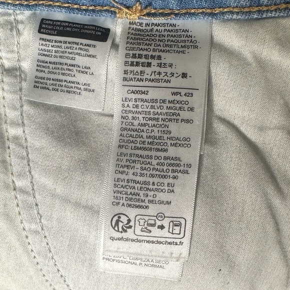 Levi’s 94 Baggy Cargo Jeans | Light Wash Denim | Wide Leg | Size 32 - Picture 5 of 8
